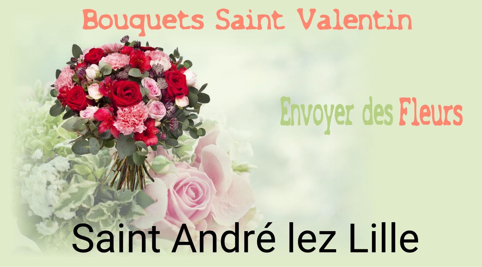 Roses de Saint-Valentin livrées à Saint-André-lez-Lille